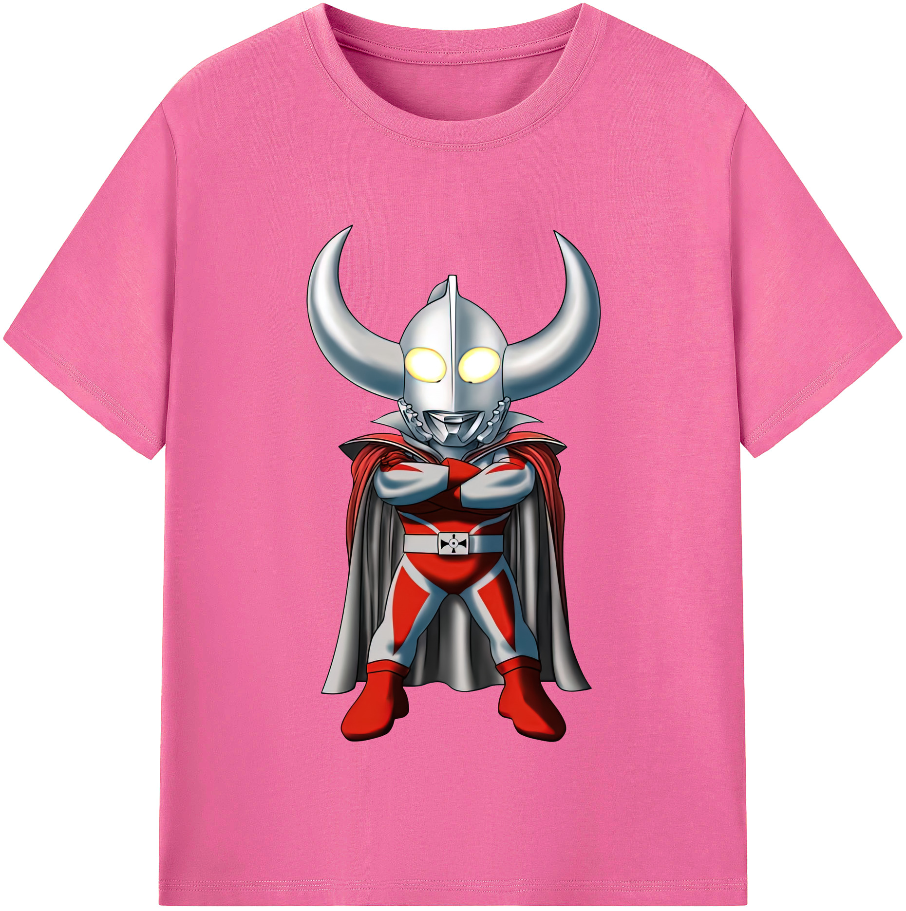 （画像用） ウルトラマン Ultraman レディースカジュアルプリントTシャツ（綿100％）